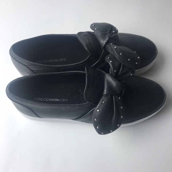 Rebecca Minkoff Stacy studded bow slip on - Picture 3 of 5